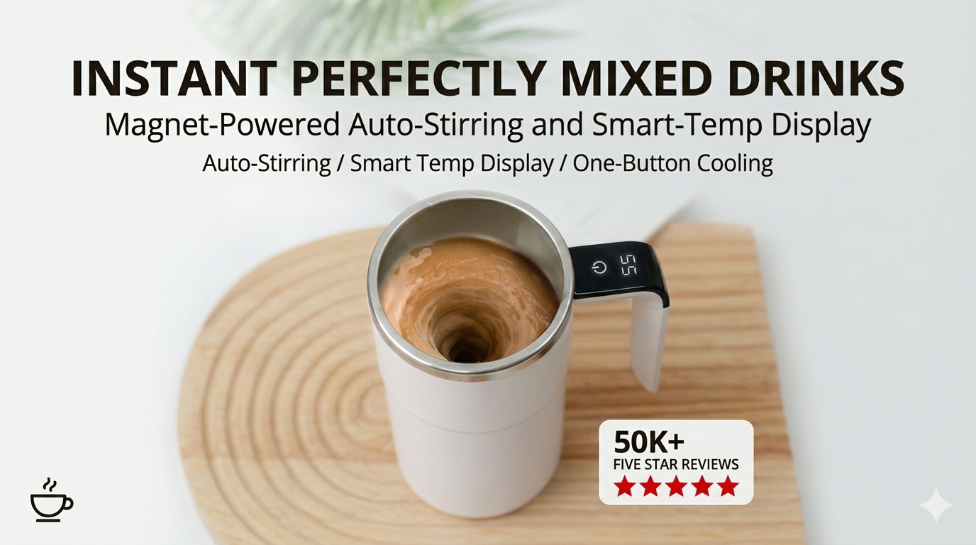 Electric Self-Stirring Cup
