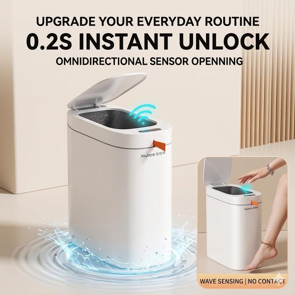 Smart touchless Trash Can