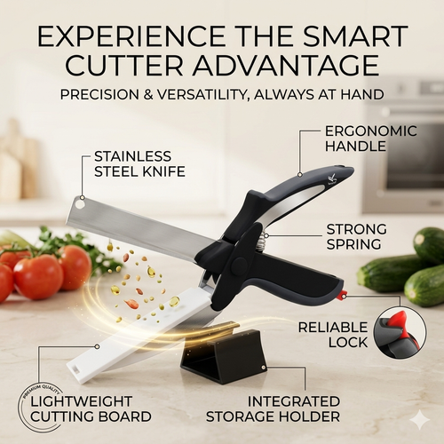2 in 1 Kitchen Scissor for Food