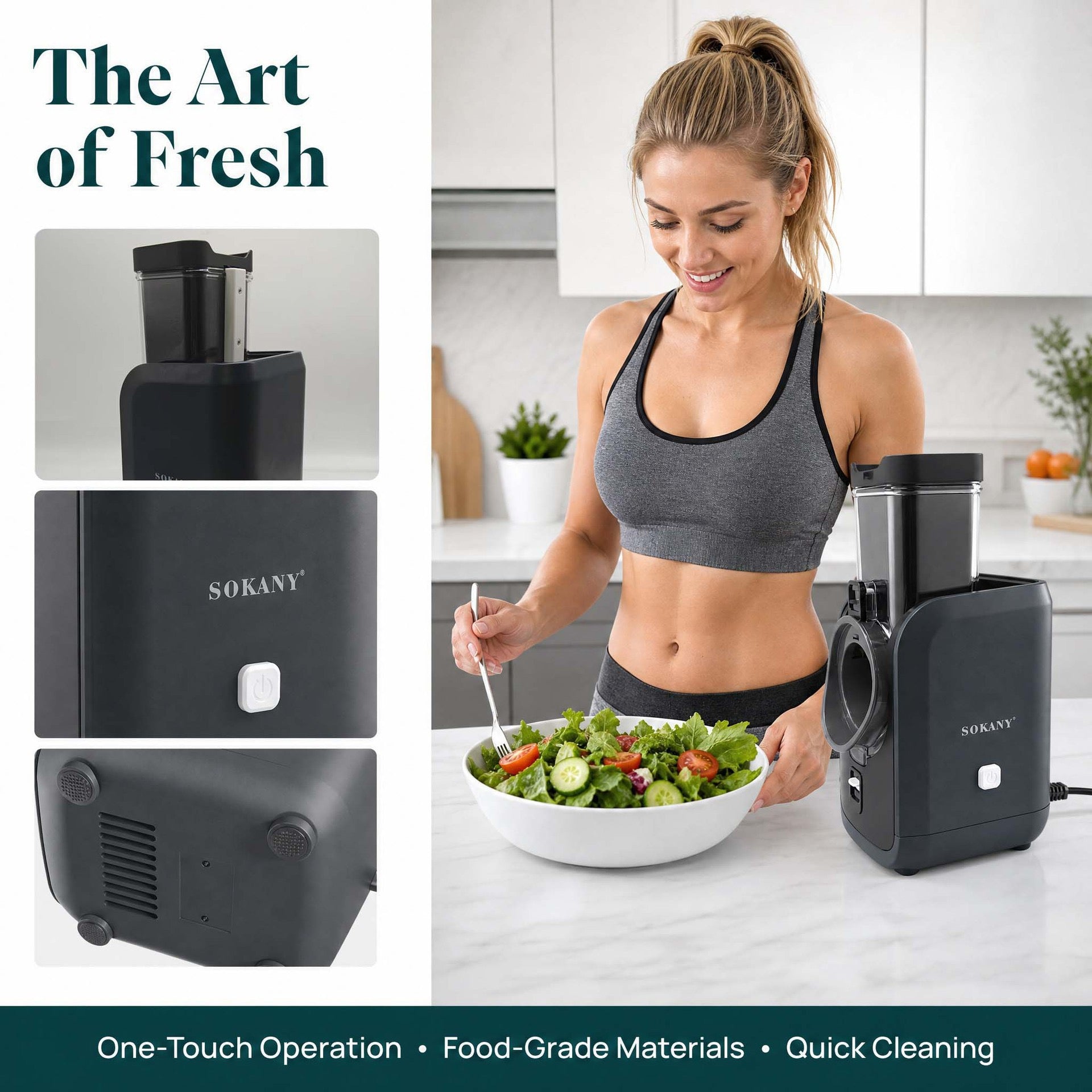 6-in-1 Electric Vegetable Cutter