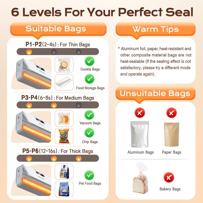 Rechargeable mini bag sealer