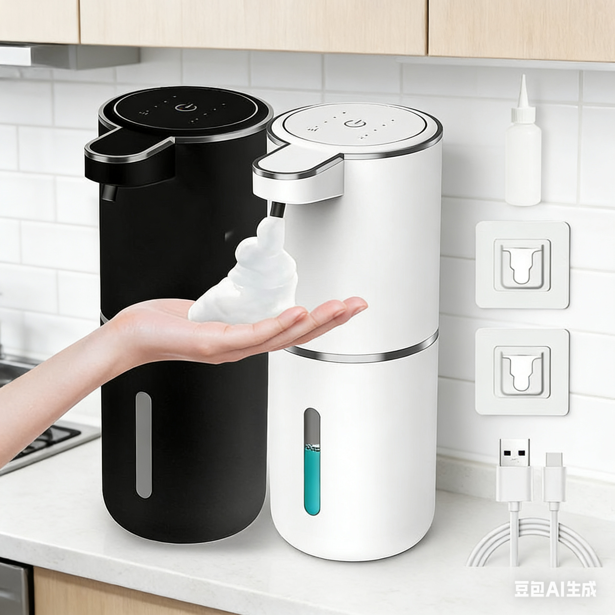 Automatic touchless soap dispenser